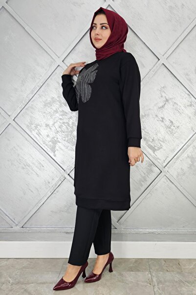 PYS KADIN BASKI DETAYLI TESETTÜR TUNİK