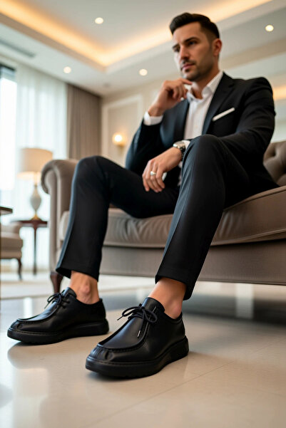 BENERLY حذاء رياضي كاجوال للرجال برباط ومقدمة مستديرة ونعل منخفض وعملي ومتين ...