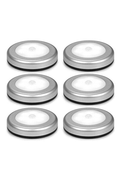 Generic 6-Piece Ultra-Bright LED Magnetic Motion Sensor Light White