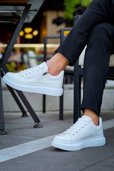 Zapatos KB309 Ανδρικά αθλητικά παπούτσια με κορδόνια με φερμουάρ με σχέδιο κρ...