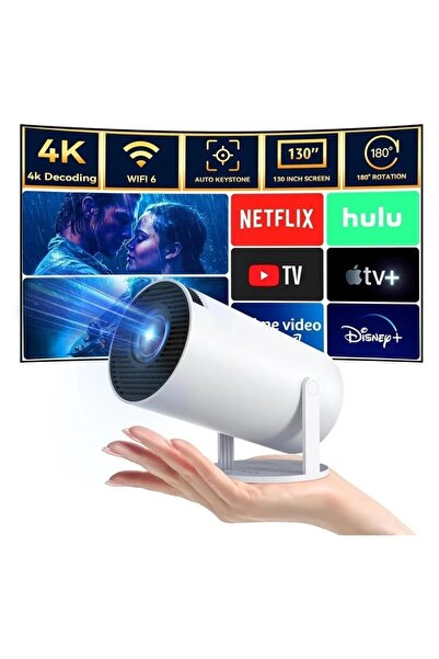 teknopods HY300 Full HD Android Bluetooth Taşınabilir Mini Projeksiyon Cihazı