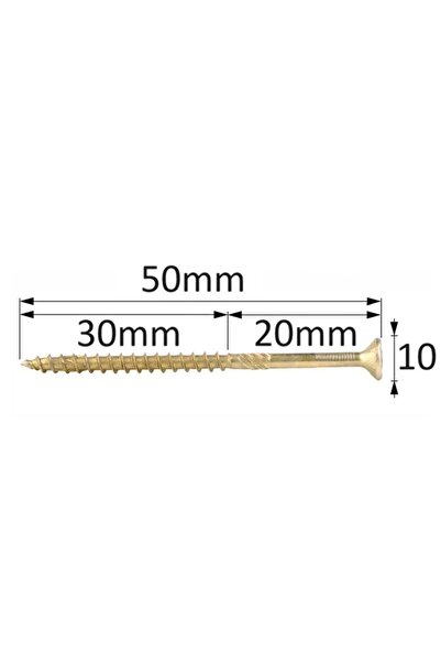 Mag-Krak Surub Dulgherie Cap Inecat 5x50 - 200buc/cutie