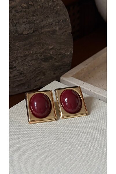 Muse Sister خمر حجر مفصلة لوحة الأقراط