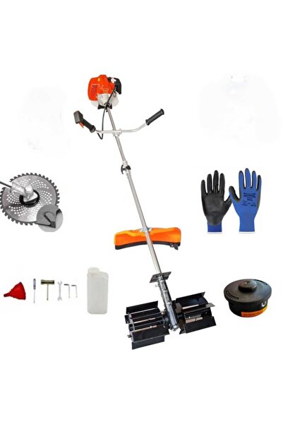 ADER Ot Kesme Toprağı Havalandırma Çapa Makinesi Yandan Omuz Askılı 2.1 Hp