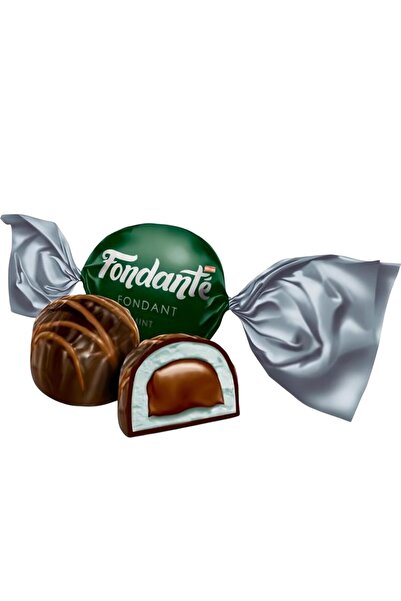 Elvan FONDANTE NANELİ MENTOL AROMALI 500 GR ÇİKOLATA 50 ADET