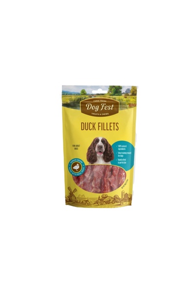 Dog Fest Dogfest Dog Treats Duck Slices 90g