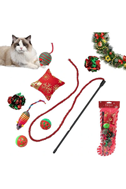 Twin Store New Year's Concept Cat Toy Set