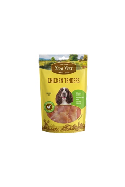 Dog Fest Dog Feast Treats Chicken Pieces 90g
