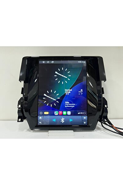 navicars CADENCE HONDA CİVİC FC5 TESLA Android Multimedya CARPLAY ÇİFT KAMERA 4/64 PRO