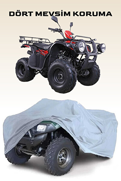 Breen غطاء دراجة رباعية رمادي اللون من كانوني 150، مقاوم للماء ومضاد للأوساخ ...