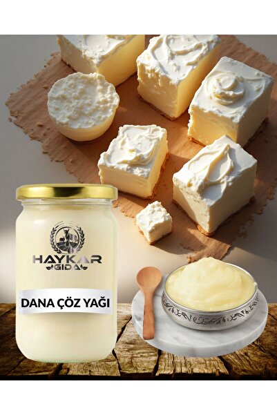 HAYKAR GIDA SAF DANA ÇÖZ YAĞI DOĞAL KATKISIZ YENİLEBİLİR KUYRUK YAĞI KREMİ AĞ...