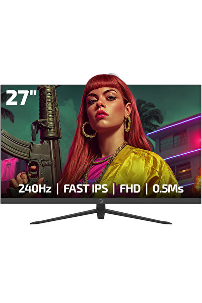 GamePower Sonic V40 27'' 240Hz 0.5Ms Fast IPS Fhd RGB Gaming Monitör