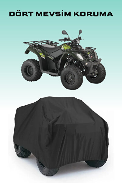 Breen غطاء كيمكو إم إكس يو 300 للدراجات الرباعية باللون الأسود، حماية لجميع ا...