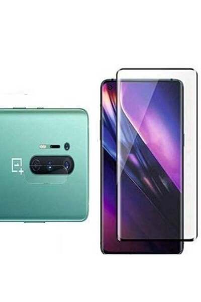 Beauenty واقي شاشة وعدسة كاميرا OnePlus 8 Pro (2+1) مع مصباح الأشعة فوق البنف...