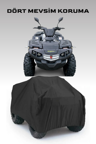 Breen Black Lintex Urban Atv Tarpaulin, 4 Season Protection, Waterproof Tarpa...