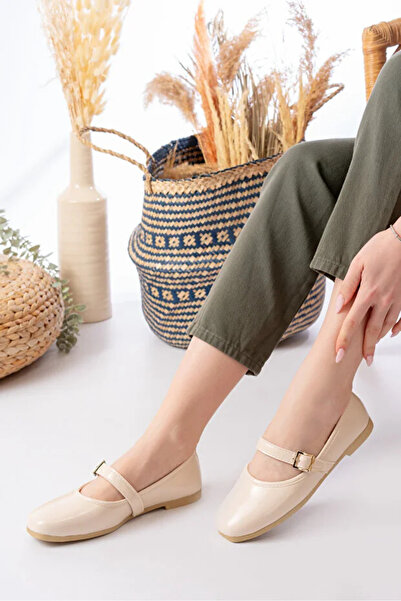 Vitale Store Tokalı Babet Şık Tasarım Günlük Kadın Ayakkabı Babeti