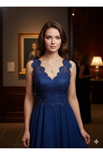 ESKİ YENİ ANTİK Telkâri Gümüş Lotus Çiçeği Kolye