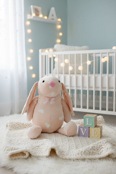 Maks Toys Uyku Arkadaşım Bunny Peluş Uzun Kulak Tavşan 65 Cm