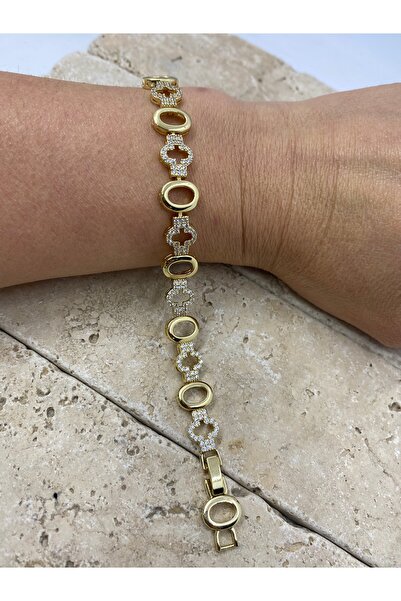 Byoz store Xuping Series Gold O Plate Zircon Stone Bracelet