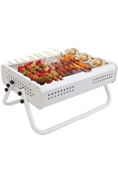 Cady One Portable stainless steel charcoal grill, barbecue stove for trips, camping and barbecues