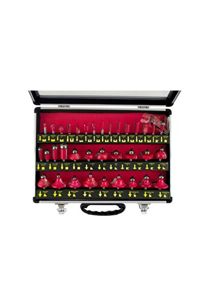 Lawazim Wood Rotary Tool Accessory Set 35 Piece with Storage Case for Woodworking