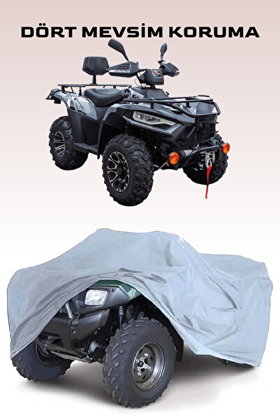 Breen غطاء دراجة رباعية كوبا بروماكس 570 باللون الرمادي، مقاوم للماء ومضاد لل...