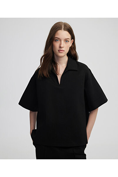 İpekyol Gömlek yaka rahat kesim tişört