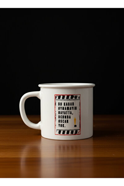 Elista Porcelain Mug with Enamel Lettering and Characters 250 ml 20