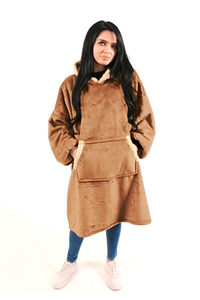 alzawia جاكيت بلوفر للجنسين فرو شتوي فري سايز ناعم يشعرك بالدفء طوال اللبس