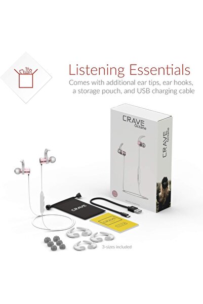Crave Octane Casti Wireless Rose Gold
