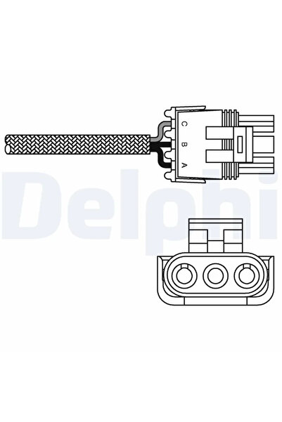 DELPHİ Sonda Lambda Opel Ascona C/Astra F/Calibra A