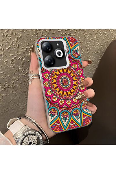 Hontinga حافظة متوافقة مع هاتف Infinix Smart 8/8 Pro، حافظة هاتف جميلة بنمط م...