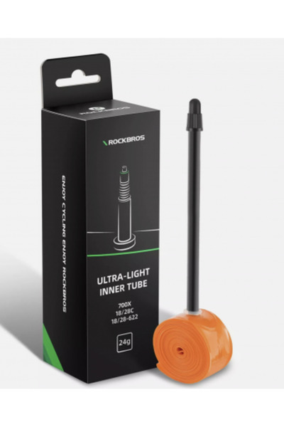 ROCKBROS Cameră de bicicletă 700 x 18/28C, valvă TPU Presta 65 mm, bicicletă ...