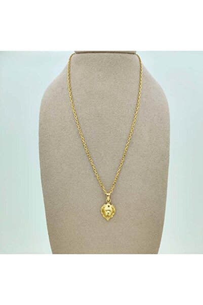 byBurak GOLD Aslan Kolye Ucu - KLU0695