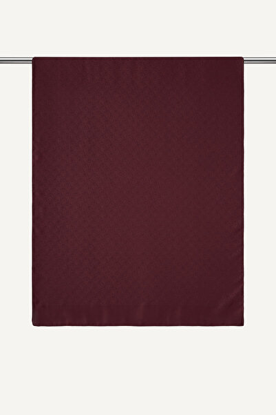 SilkTouch Bordo Piramit Monogram Desen Mercan Şal