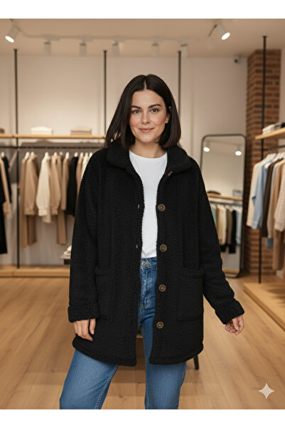 MODA KADIN PELUŞ HIRKA