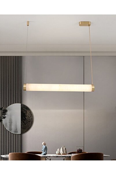 RONİSU AYDINLATMA Lunaris Mermer Sarkıt Avize – Modern Tasarım, Yüksek Tavan ...