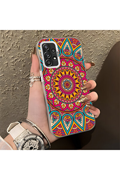 Hontinga حافظة متوافقة مع هاتف سامسونج جالاكسي A52، حافظة هاتف جميلة بنمط مضا...