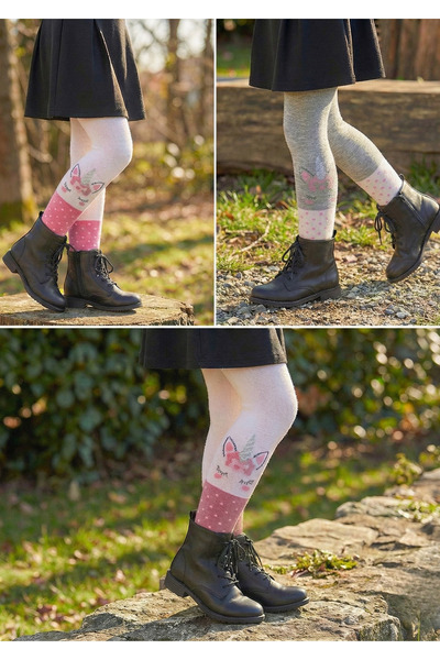 Pink Bunny gift for your baby Hstoree Kız Çocuk 3'lü Paket Unicorn Desenli Pu...