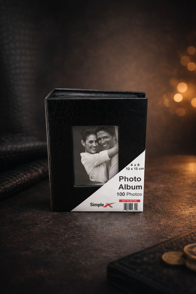 simplex ألبوم صور 10×15 يتسع لـ 100 صورة - ألبوم ذكريات بغلاف رقيق يحتوي على ...
