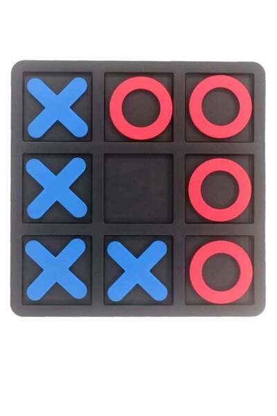Arabest Tic Tac Toe Board Game,Classic Family Board Game, Plastic tic tac Toe Game, Board Size 15 X 15 cm