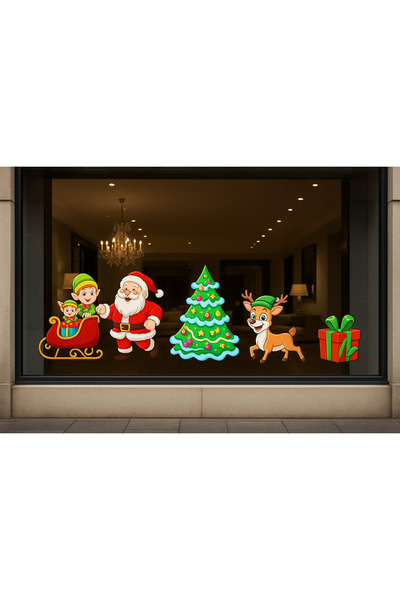 Generic 2026 Yeni Yıl Cam Sticker Büyük Ebat Baskı 115x35cm