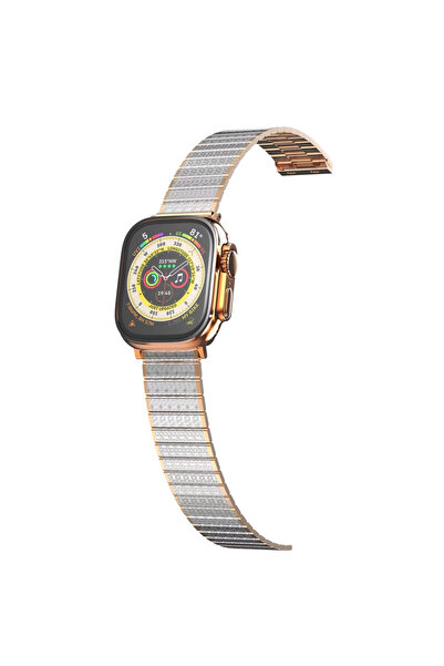 Twin Store Watch 38mm Made Metal Band - Silver-Rose Gold