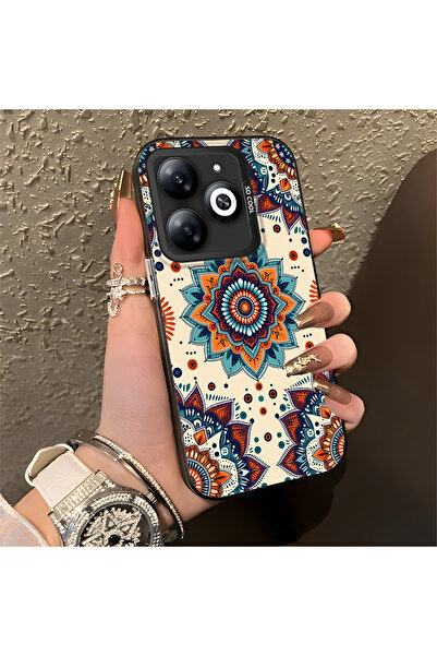 Hontinga حافظة متوافقة مع هاتف Infinix Smart 8/8 Pro، حافظة هاتف جميلة بنمط م...