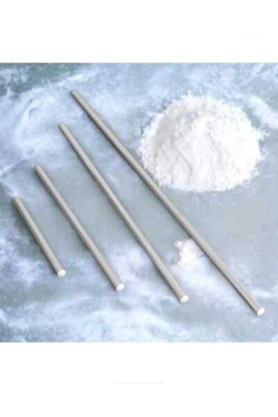 KONSEP 4'lü Masterchef Alüminyum Paslanmaz 29-49-74-99 CM Metal Oklava Seti H...