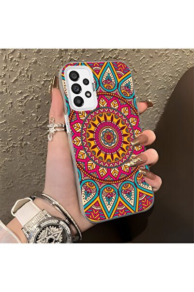 Hontinga حافظة متوافقة مع هاتف سامسونج جالاكسي A73، حافظة هاتف جميلة بنمط مضا...