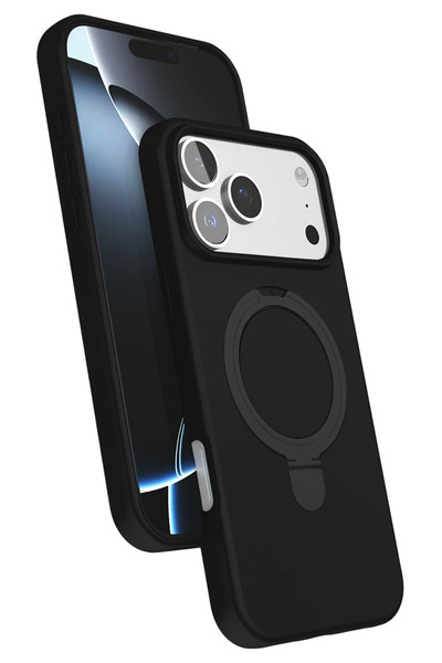 G-NEXT حافظة ريجال لهاتف آيفون 17 برو ماكس (متوافقة مع MagSafe) مع حامل - وردي فاتح مقاوم للصدمات