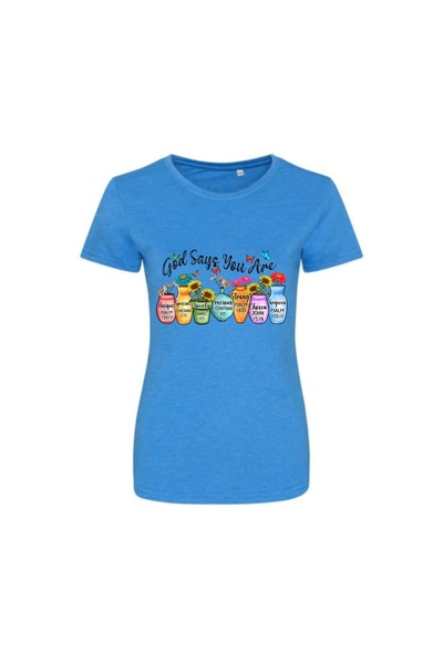 CrisPrint Personalized Christian themed t-shirt for women