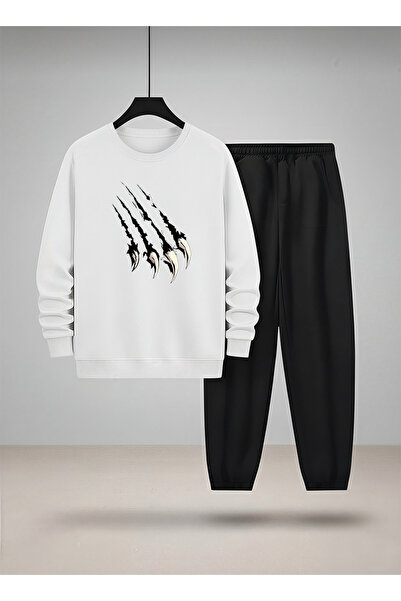 LORVEX Swea tricou pentru băieți - Set de trening cu guler rotund, imprimat c...