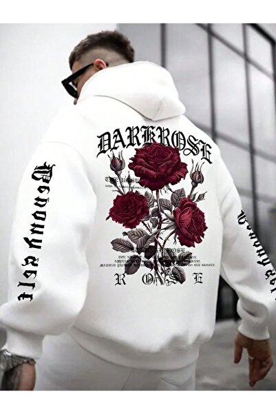 ZEMLİYA Black - Have a Good Mood Every Day Teddy Bear Printed Hoodie Zippered...